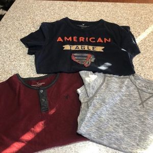 American Eagle Tshirts - 3 medium